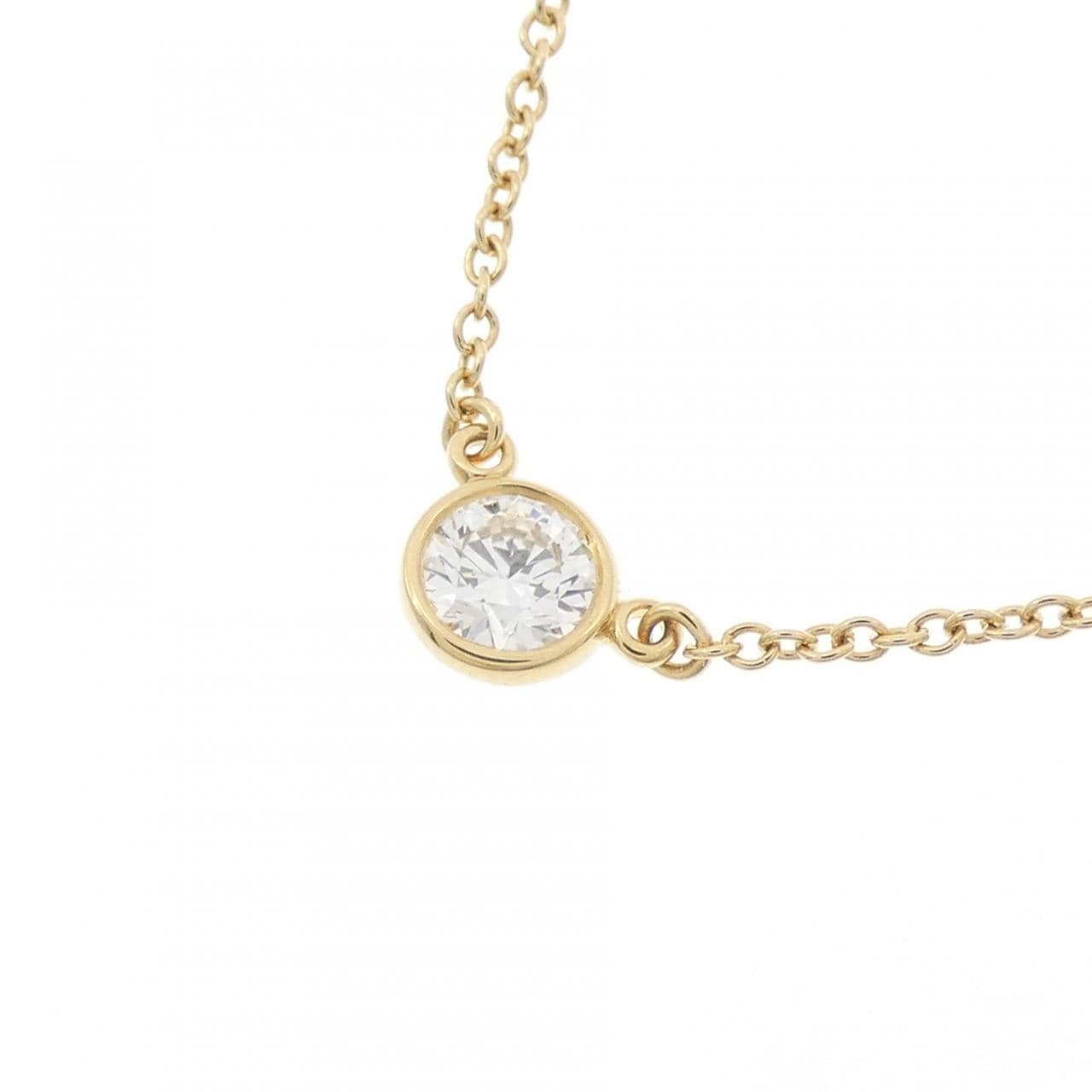 ティファニー バイザヤード ネックレス 0.22CT G VS1 EXT