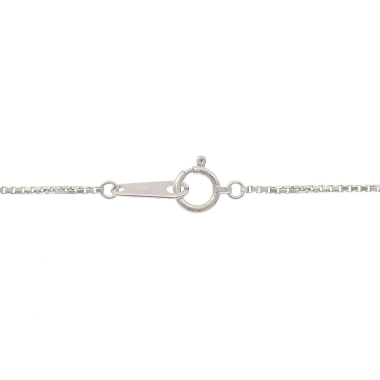 PT900/PT850 フラワー ルビー ネックレス 1.05CT