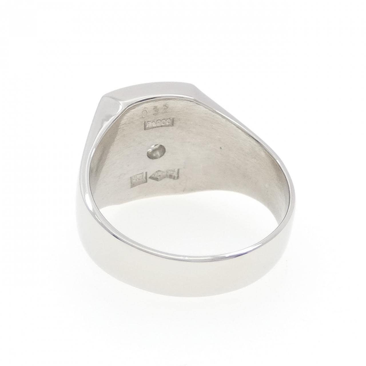 PT900 印台 ダイヤモンド リング 0.32CT