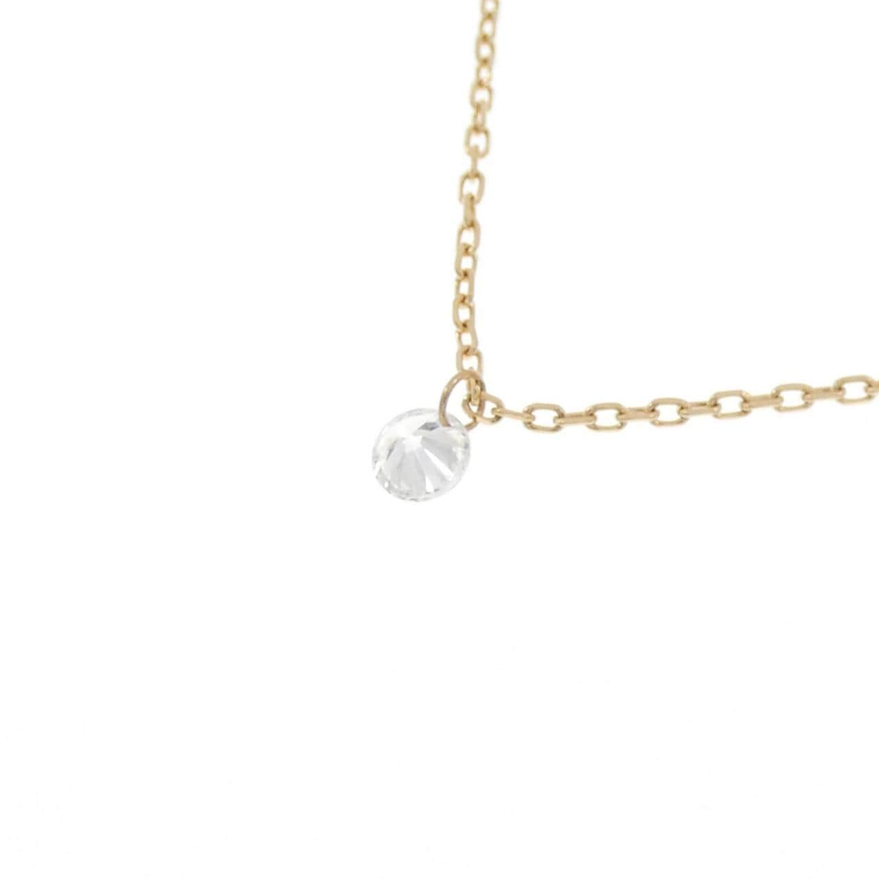 K18YG ダイヤモンド ネックレス 0.10CT