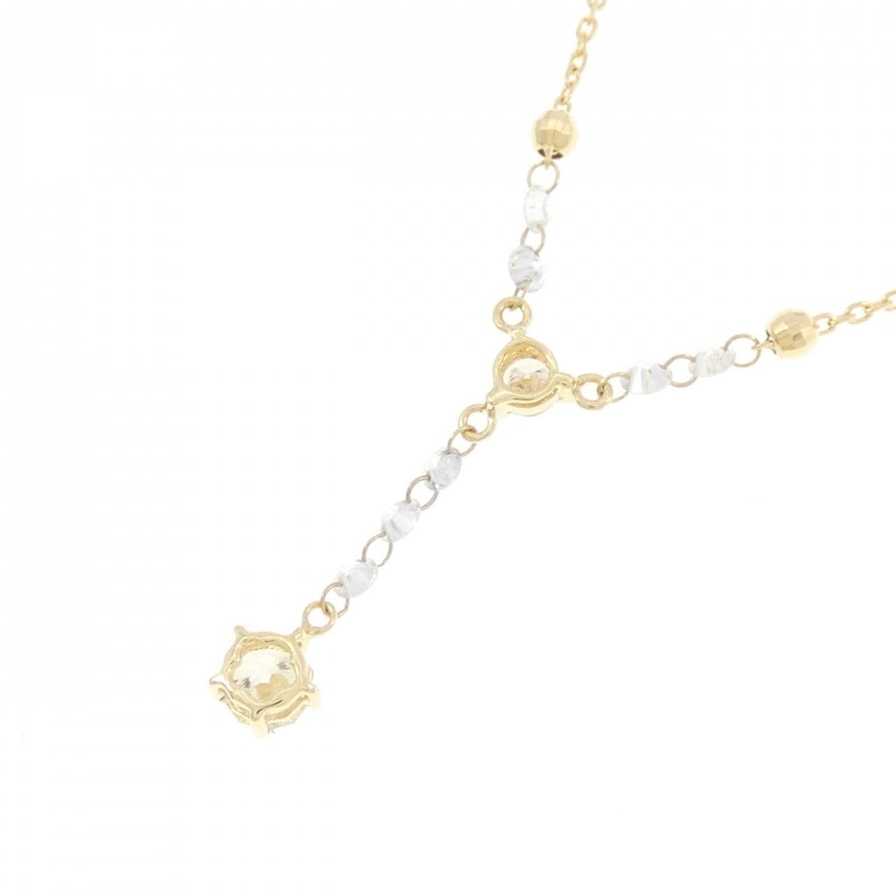 K18YG ダイヤモンド ネックレス 0.166CT