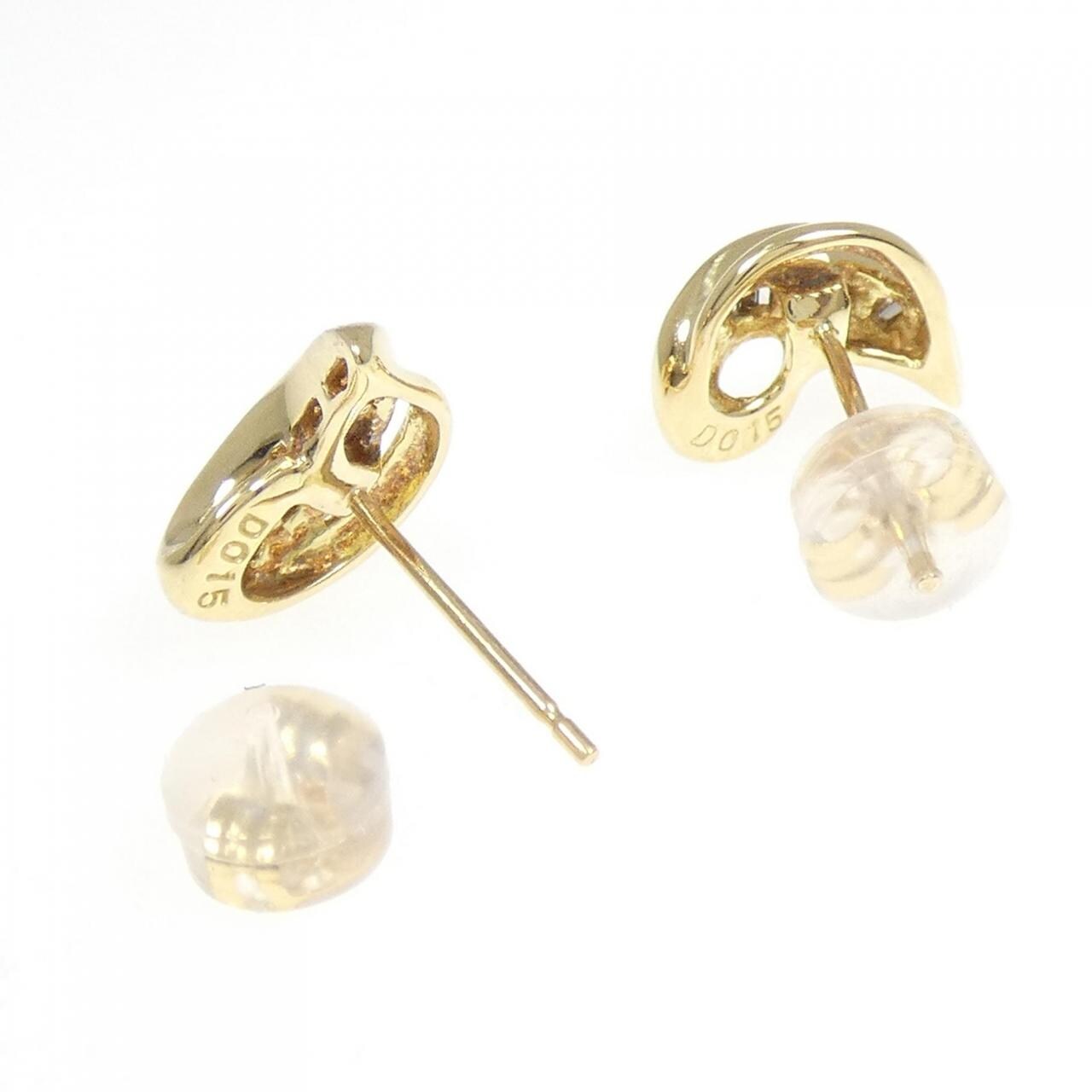 K18YG ダイヤモンド ピアス 0.30CT