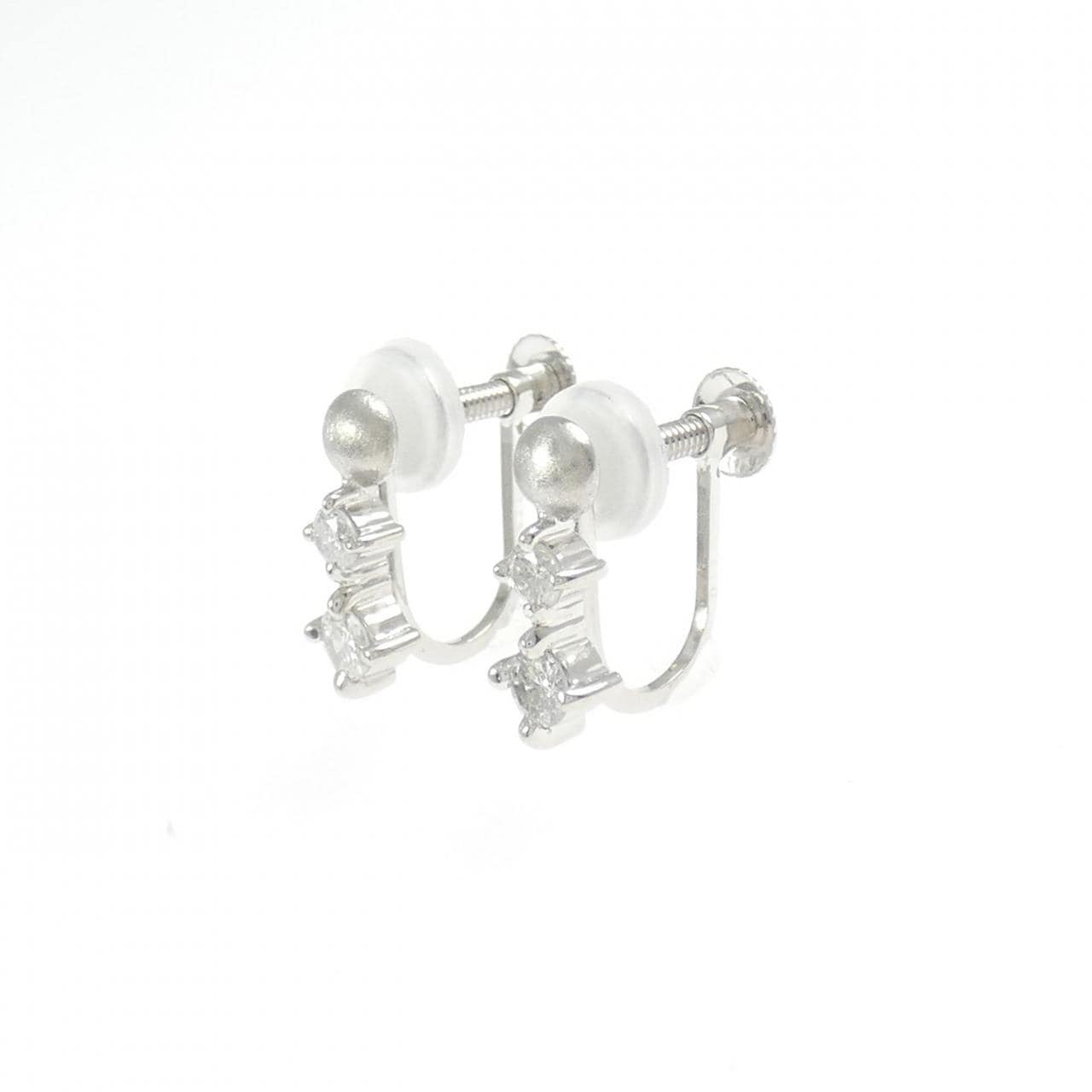 PT850 ダイヤモンド イヤリング 0.22CT