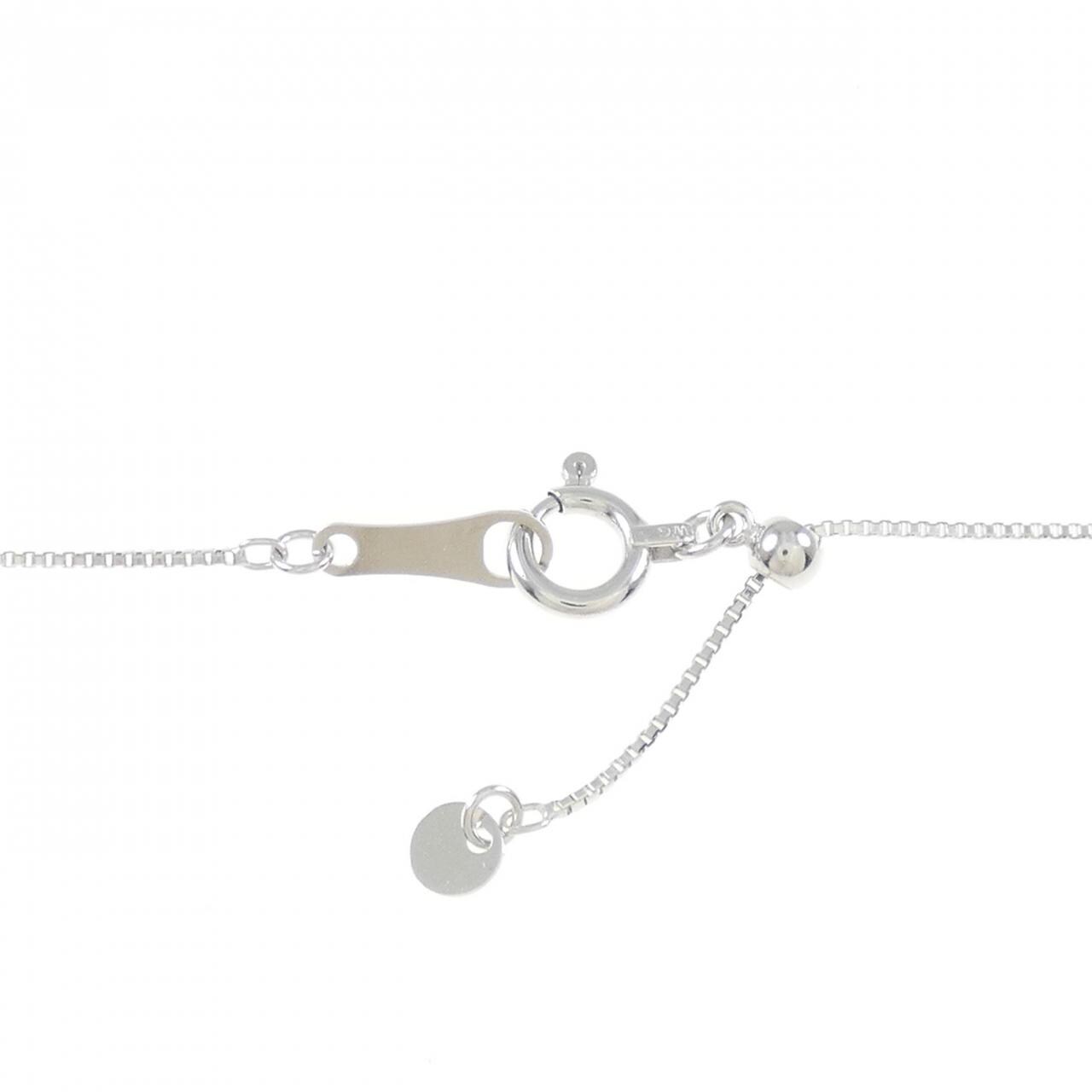 K18WG ダイヤモンド ネックレス 0.13CT