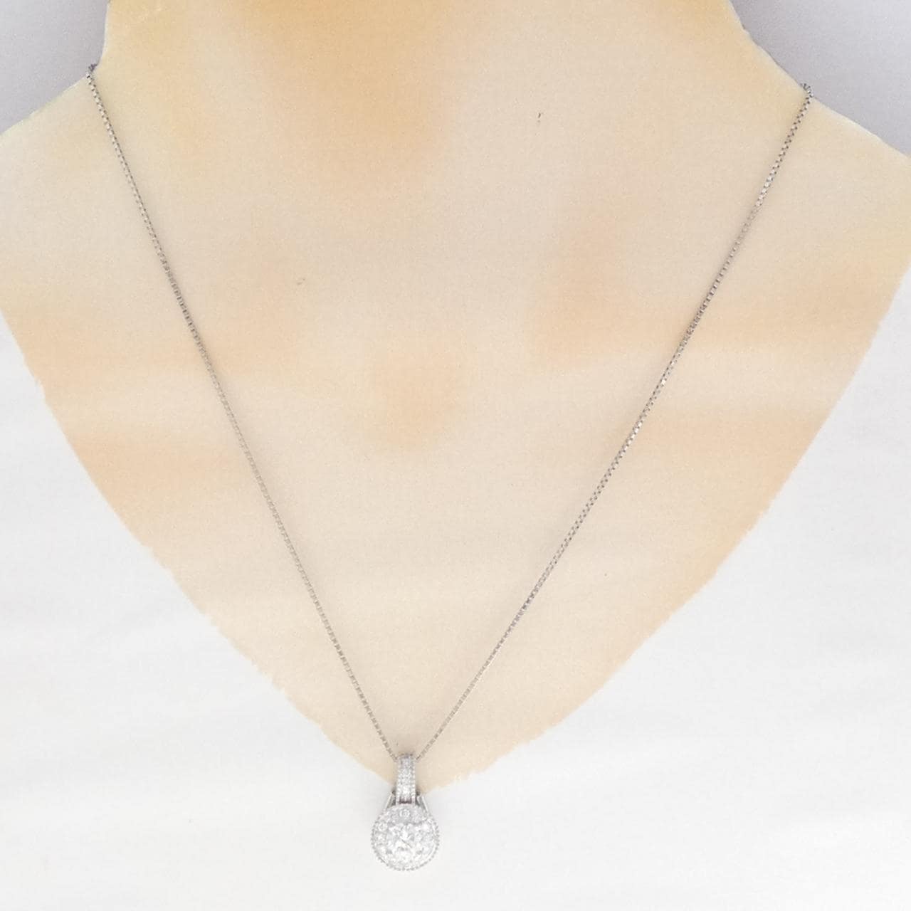 PT900/PT850 ダイヤモンド ネックレス 1.006CT G I1 Good