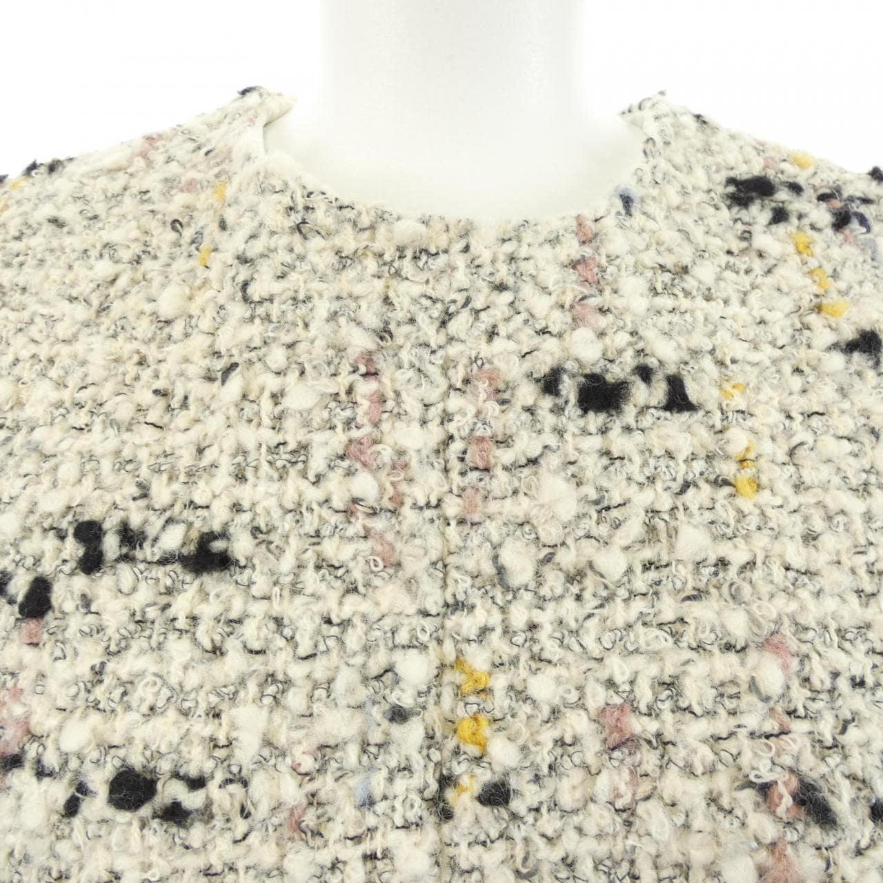 ルイヴィトン LOUIS VUITTON ブークレットツイードAラインドレス FRDS52MCL ワンピース