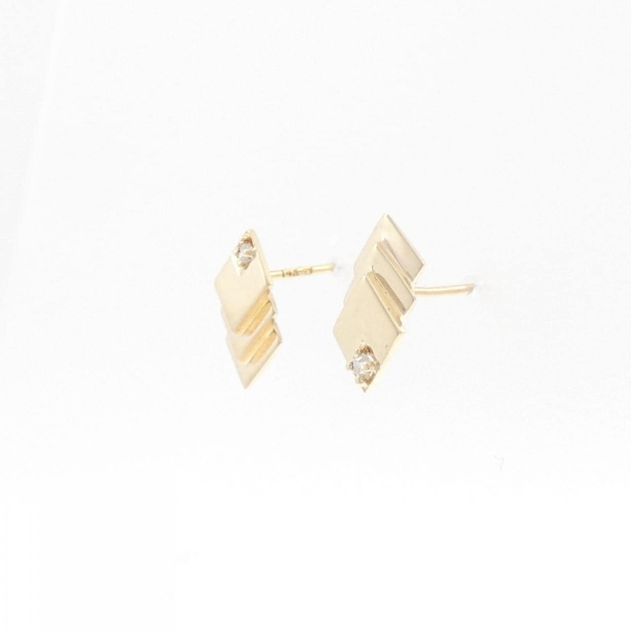 14KYG/K14YG ダイヤモンド ピアス