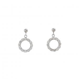 PT900 ダイヤモンド ピアス 0.30CT