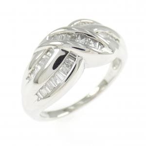 K18WG ダイヤモンド リング 0.50CT
