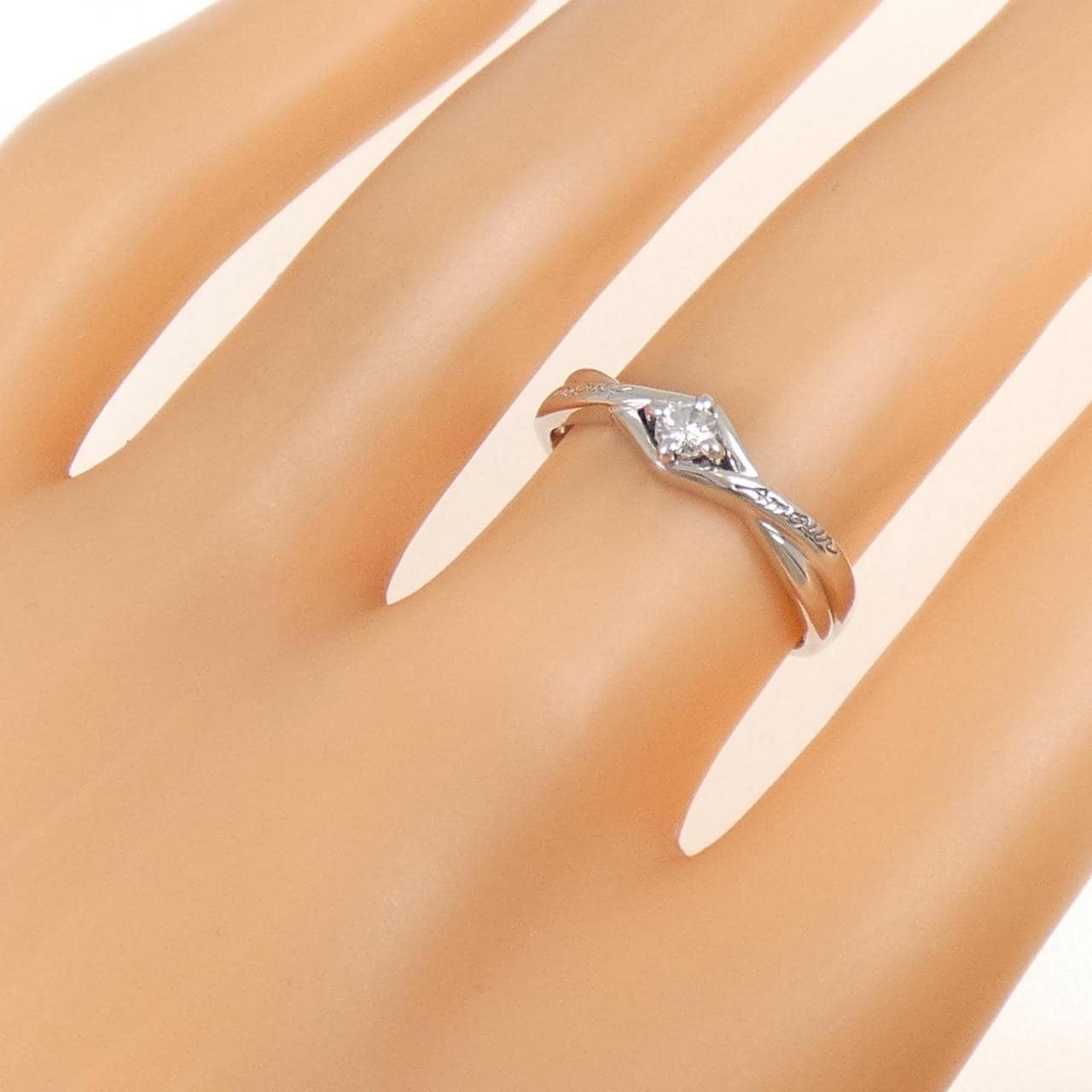 PT900 ダイヤモンド リング 0.10CT