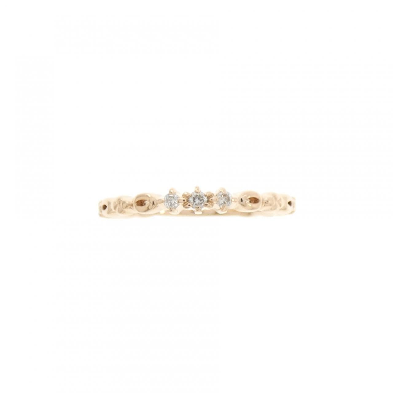 4゜C ダイヤモンド ピンキーリング