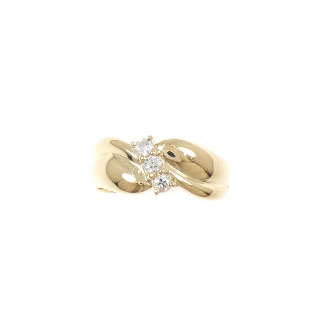 K18YG ダイヤモンド リング 0.15CT