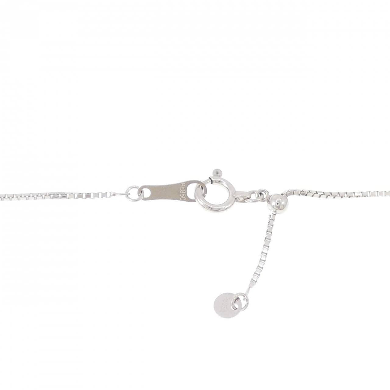 PT フラワー ダイヤモンド ネックレス 0.80CT