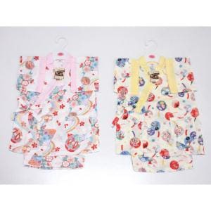 【未使用品】子供　ガーゼ甚平　２枚セット　９０ｃｍ