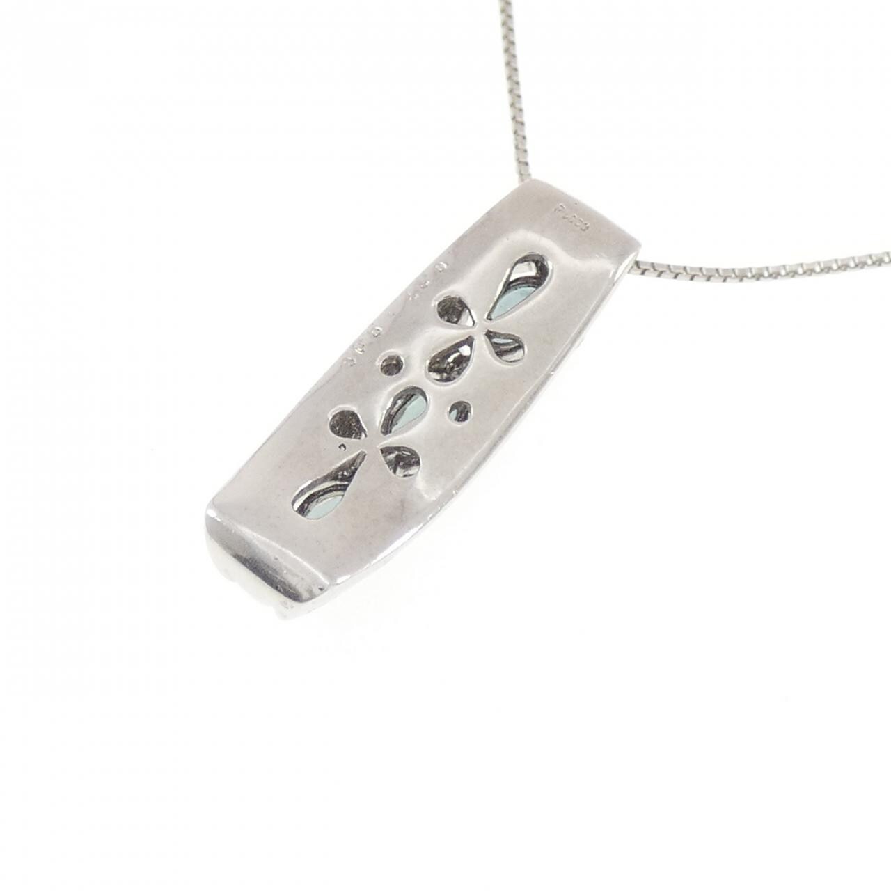 PT900/PT850 アレキサンドライト ネックレス 0.37CT