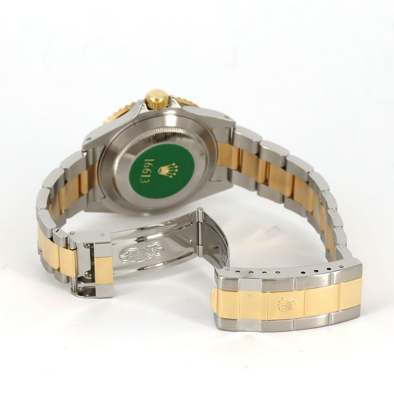 ROLEX Submariner Date 16613 SSxYG自動上弦P 編號