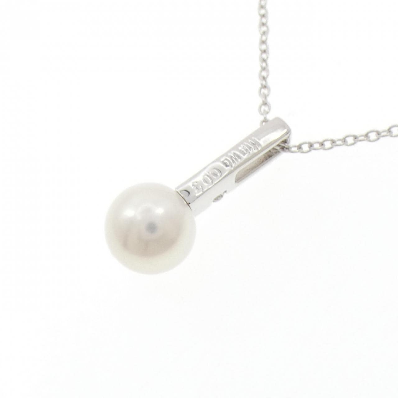 K18WG アコヤパール ネックレス