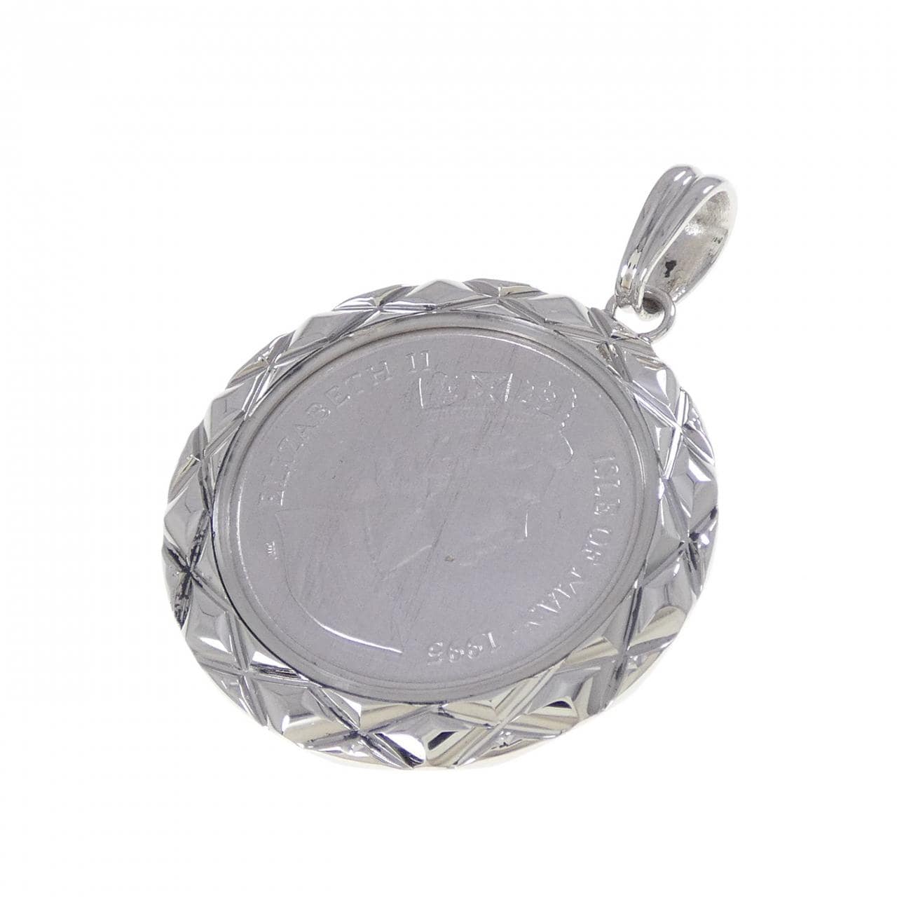 PT900(枠) コイン ペンダント