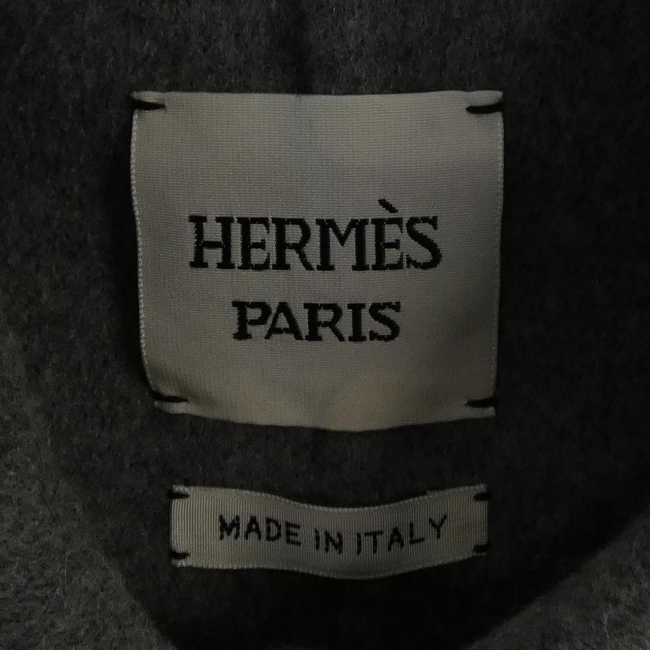 エルメス HERMES クルードセル ラムスキンボタン ダブルフェイス 4H0101DA ロングベスト