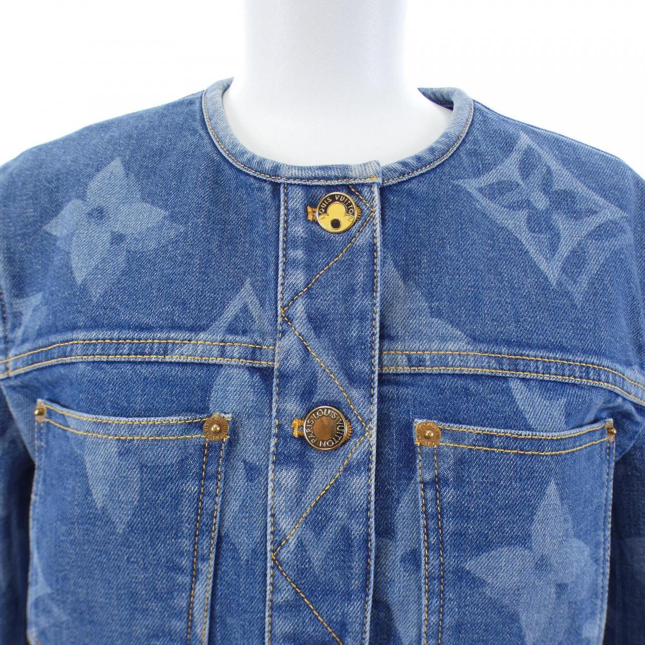 ルイヴィトン LOUIS VUITTON ジャイアントモノグラム カラーレス FKJA06ZPY デニムジャケット