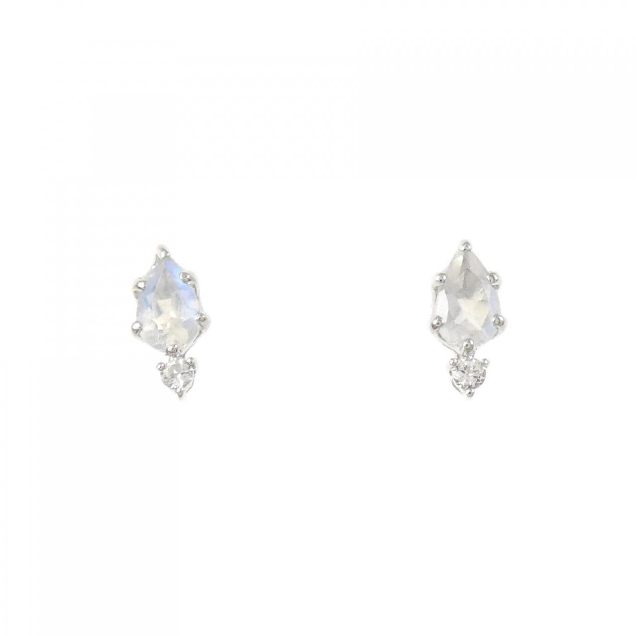 サマンサティアラ ムーンストーン ピアス