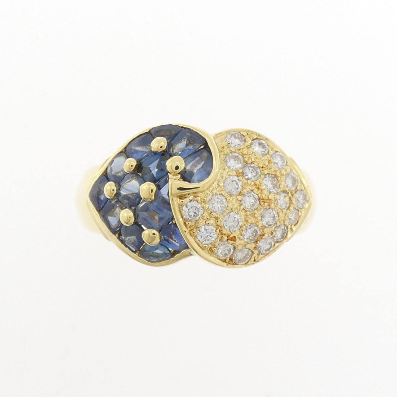 K18YG サファイヤ リング 1.25CT