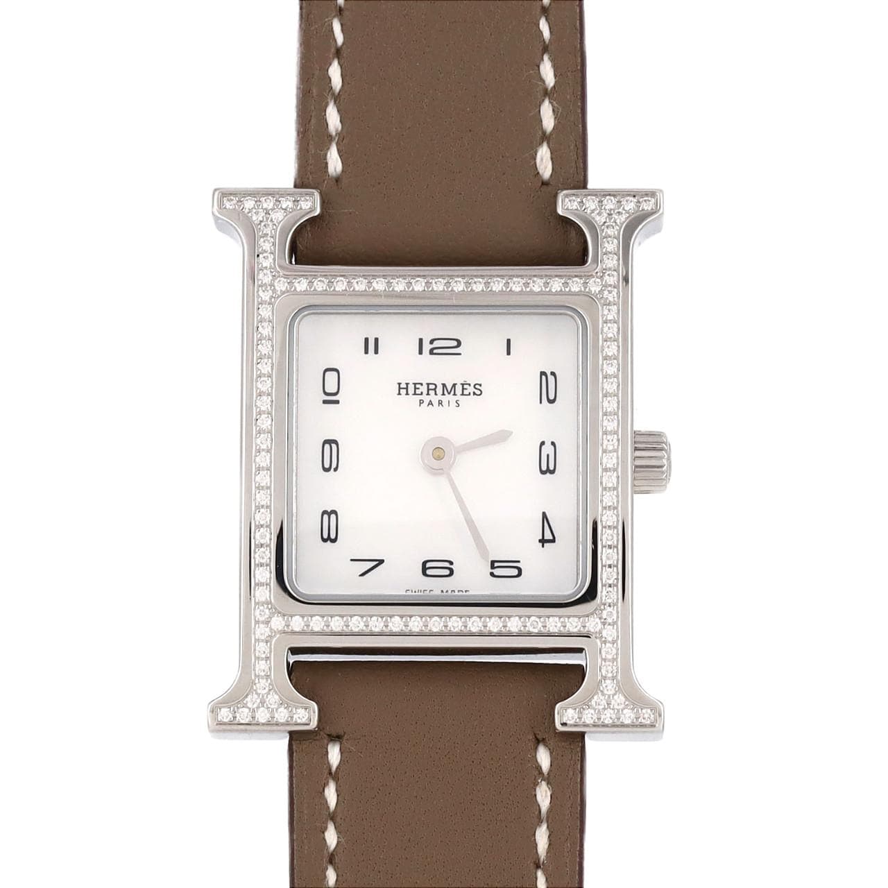 HERMES H 手錶/D HH1.235 SS石英