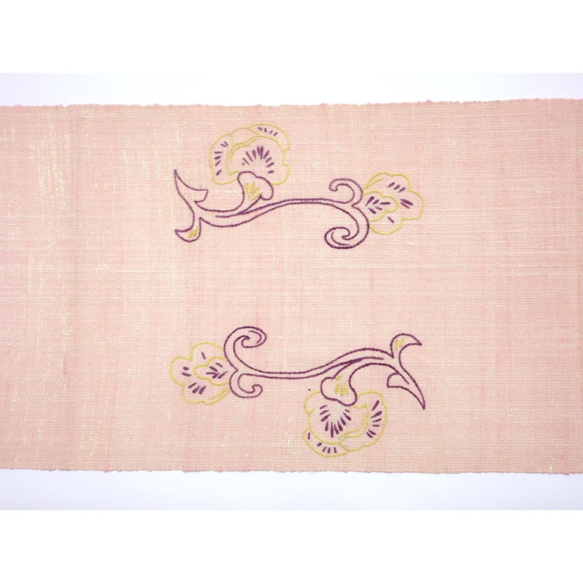 名古屋帯　諏訪好風　刺繍加工