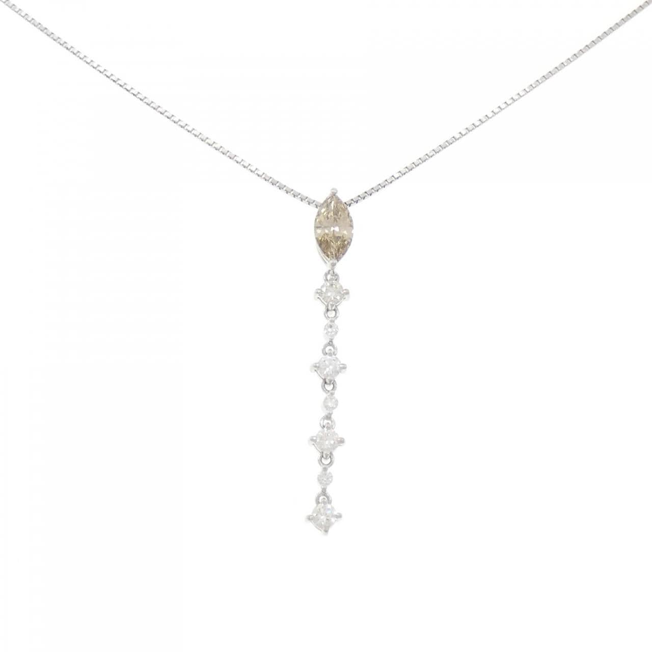 PT900/PT850 ダイヤモンド ネックレス 0.53CT