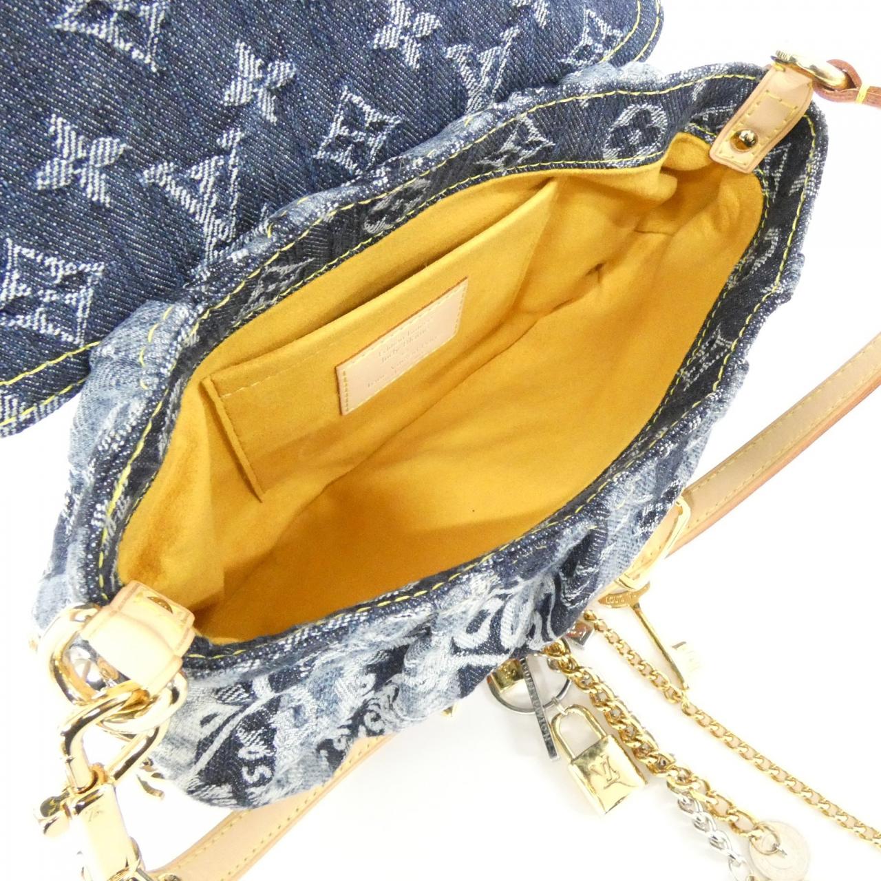 ルイヴィトン モノグラム デニム レイエ ミニ プリーティ レイエ カスタマサイズ M95332 ショルダーバッグ