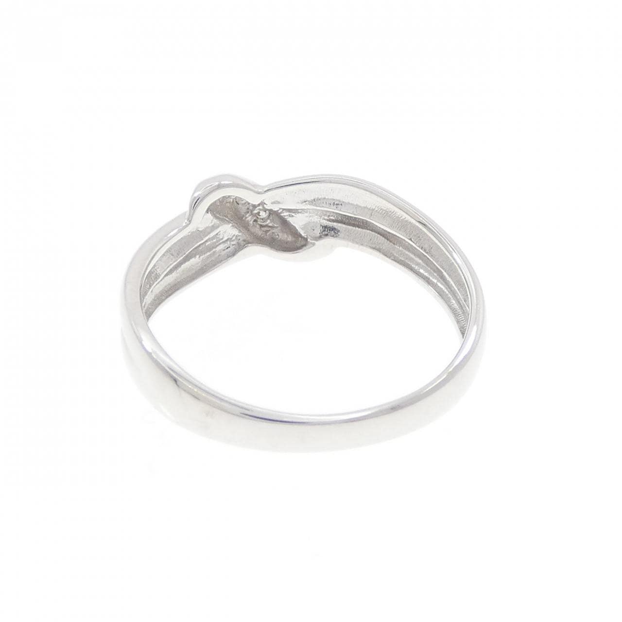 K10WG ダイヤモンド ピンキーリング