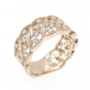 K18PG ダイヤモンド リング 0.33CT