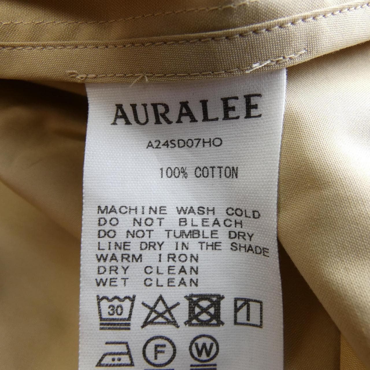 オーラリー AURALEE ワンピース