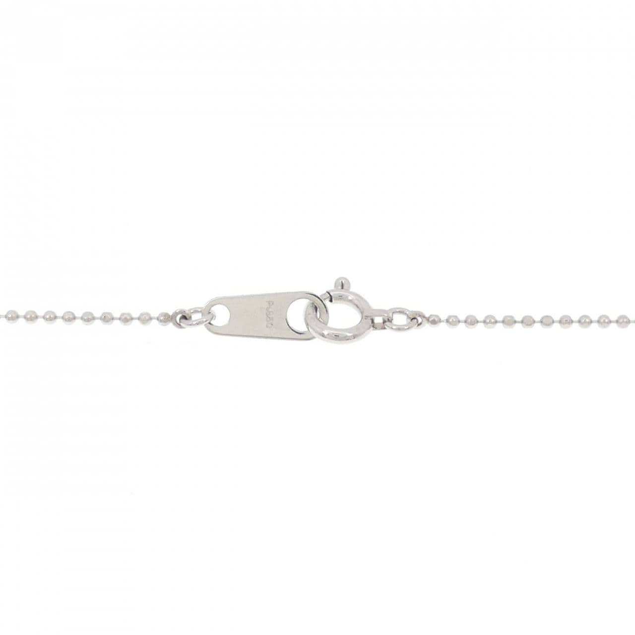 PT900/PT850 エメラルド ネックレス 0.56CT