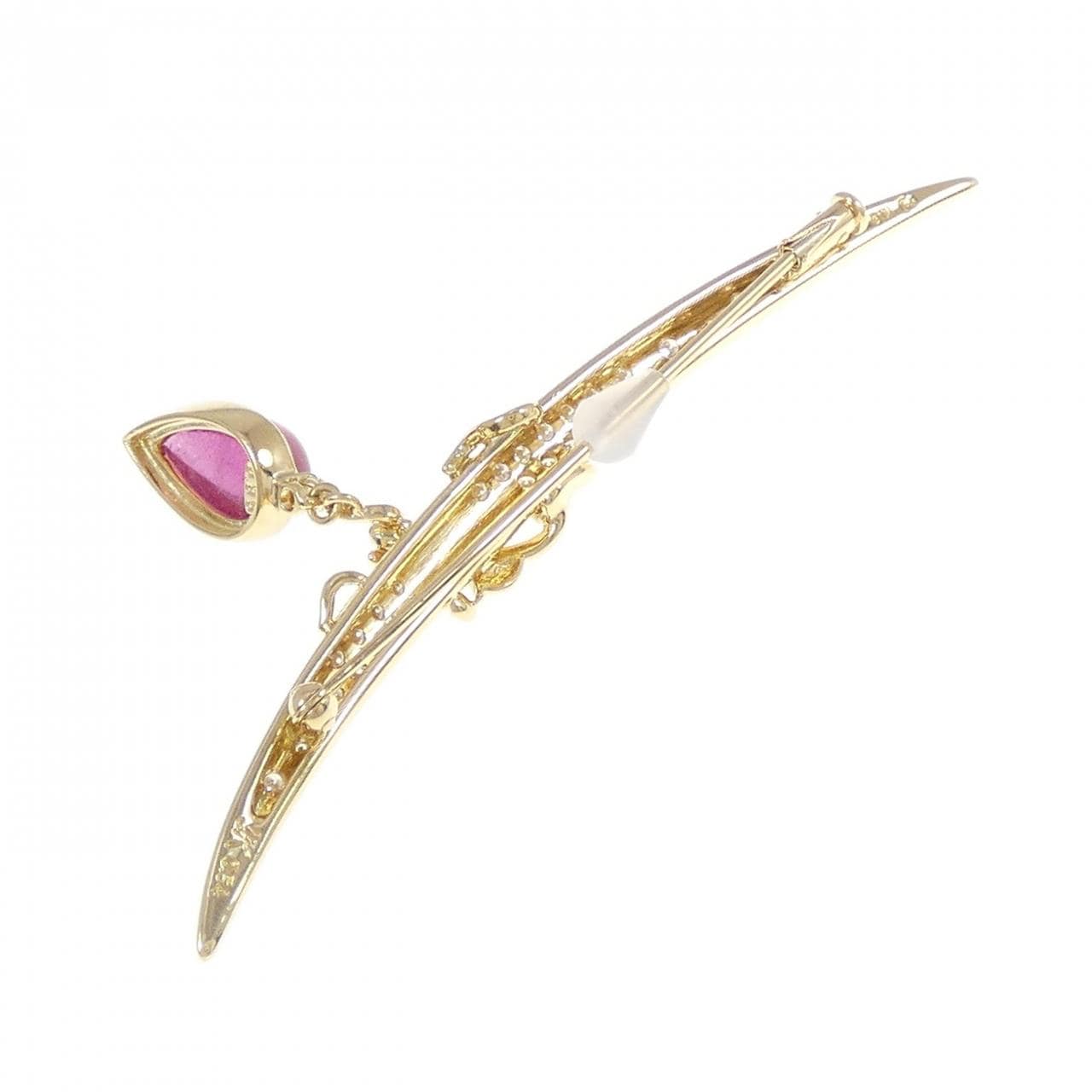 タサキ トルマリン ブローチ 3.95CT