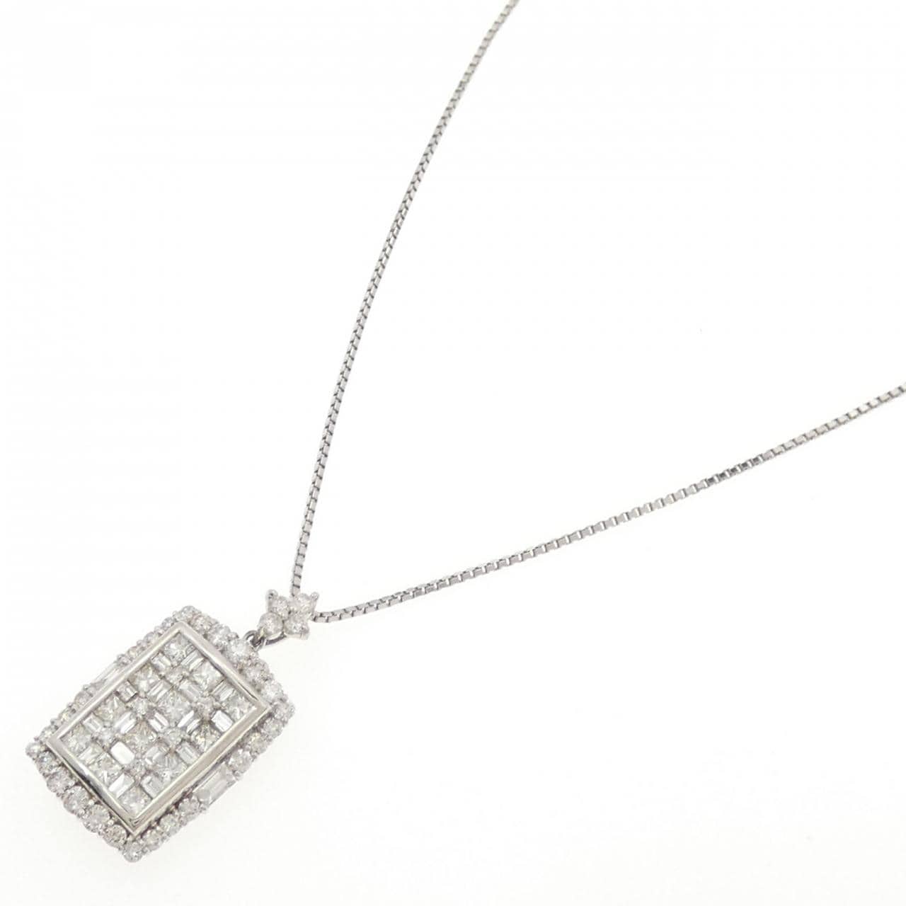 PT900/PT850 ダイヤモンド ネックレス 2.00CT