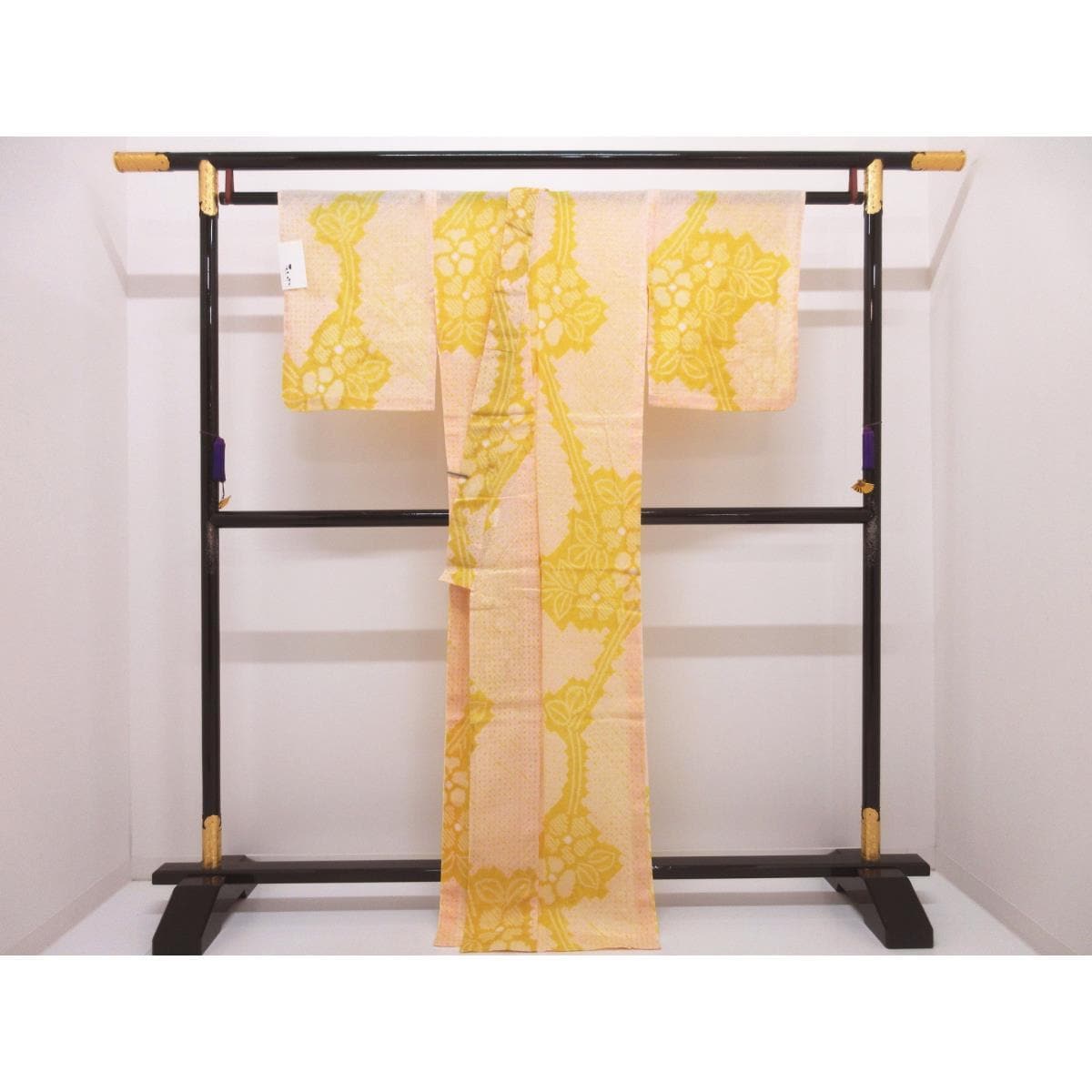【新品】女ゆかた　絞り加工