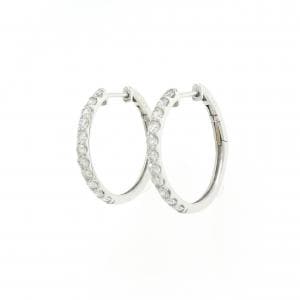 【新品】PT900 ダイヤモンド ピアス 1.00CT