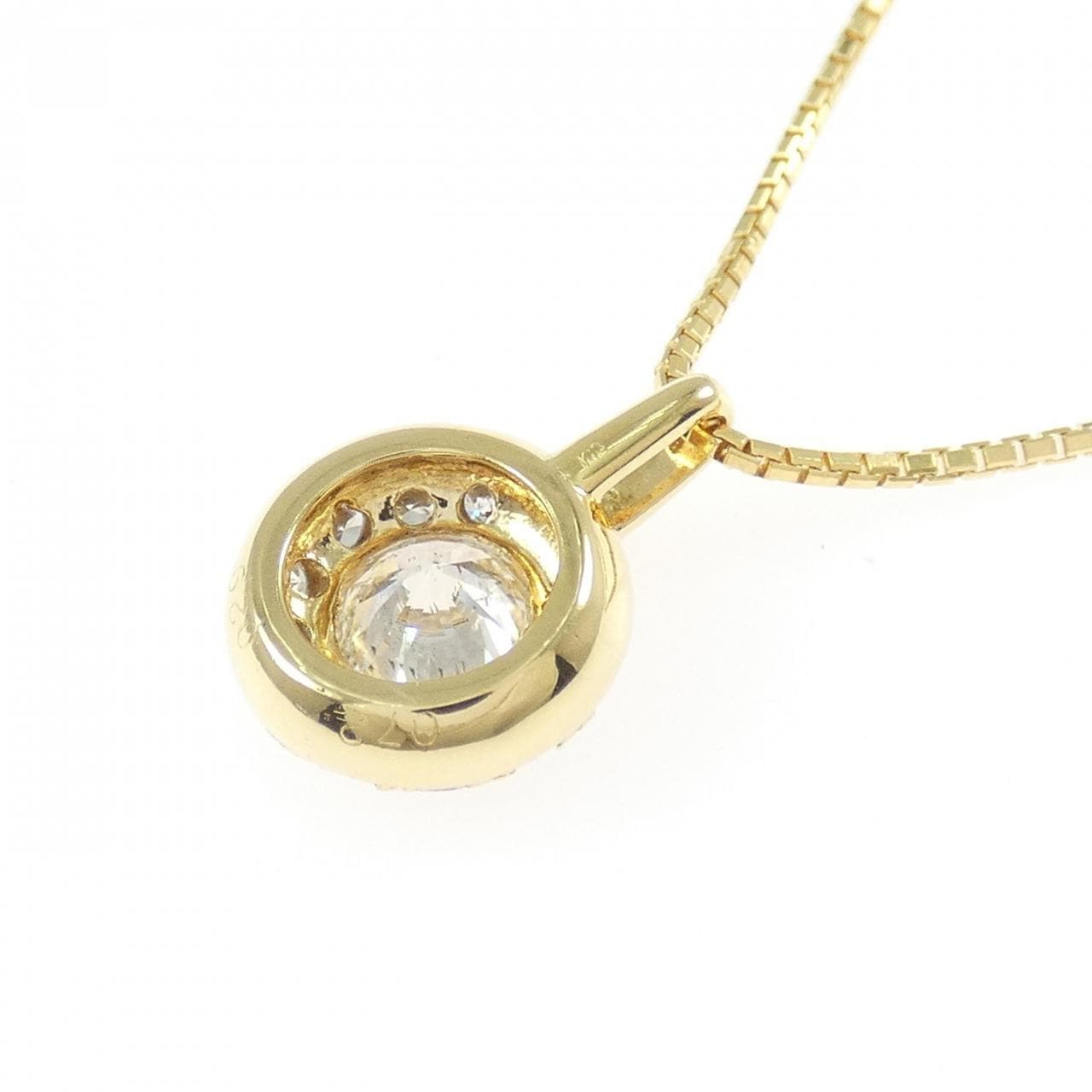 K18YG ダイヤモンド ネックレス 0.72CT
