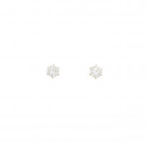 【リメイク】K18YG/ST ダイヤモンド ピアス 0.318CT 0.323CT G VS2 Good
