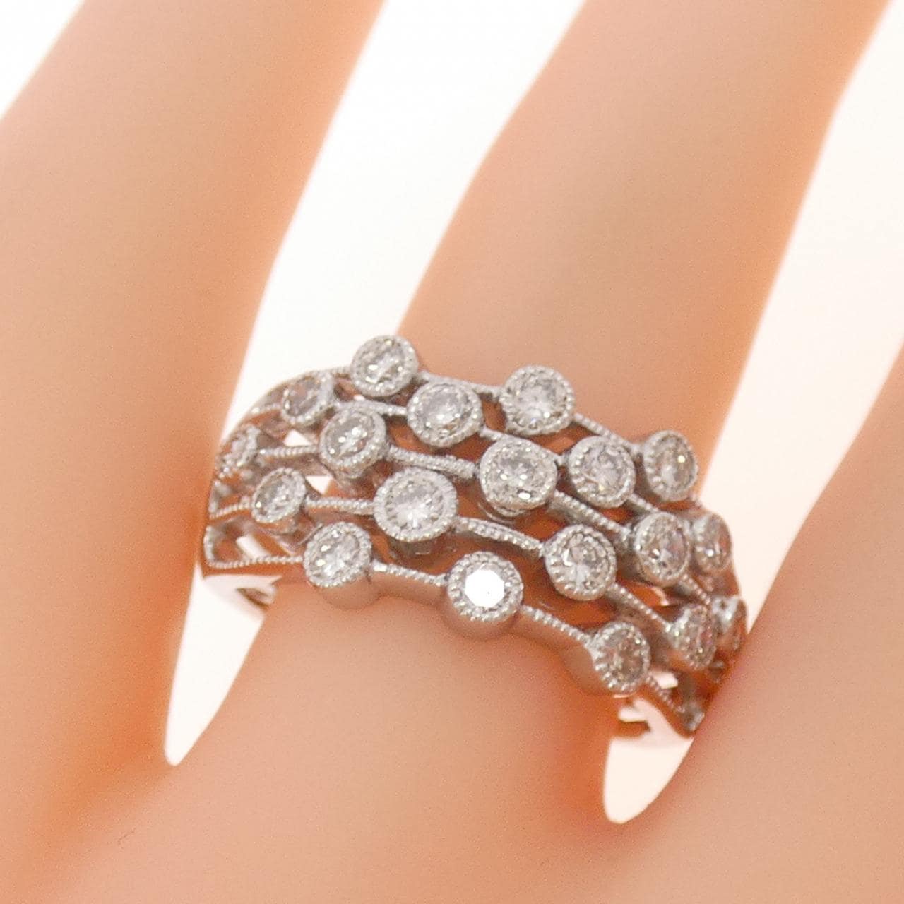 PT900 ダイヤモンド リング 0.80CT