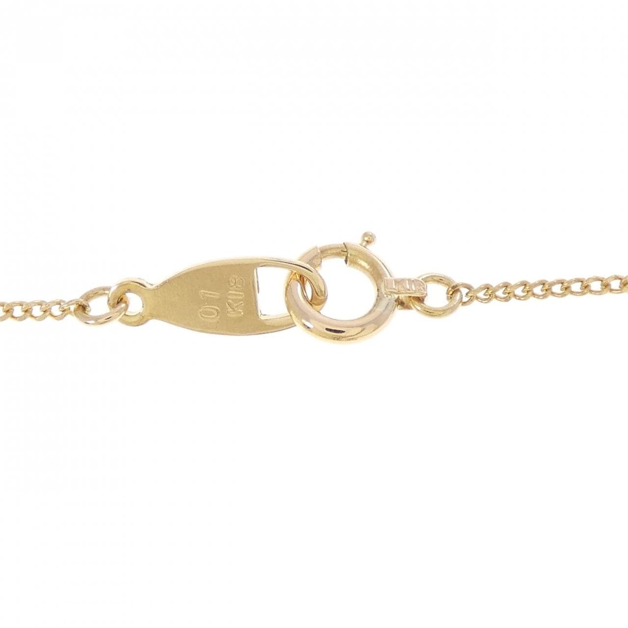 K18YG ダイヤモンド ネックレス 0.1CT