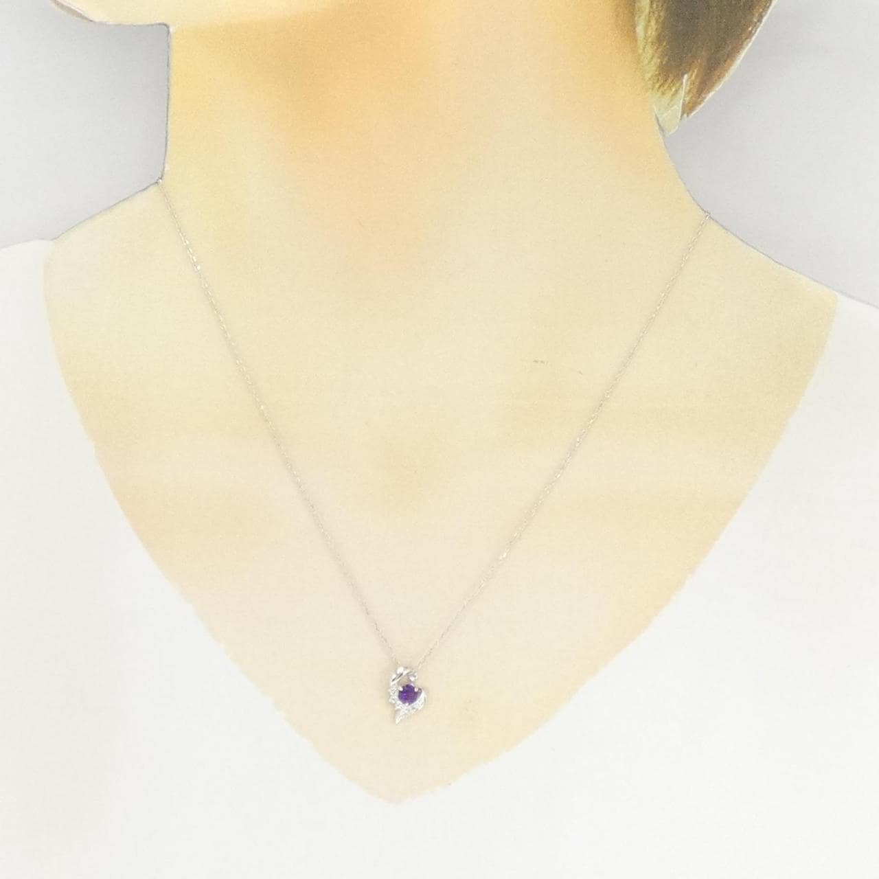 K10WG Amethyst Necklace