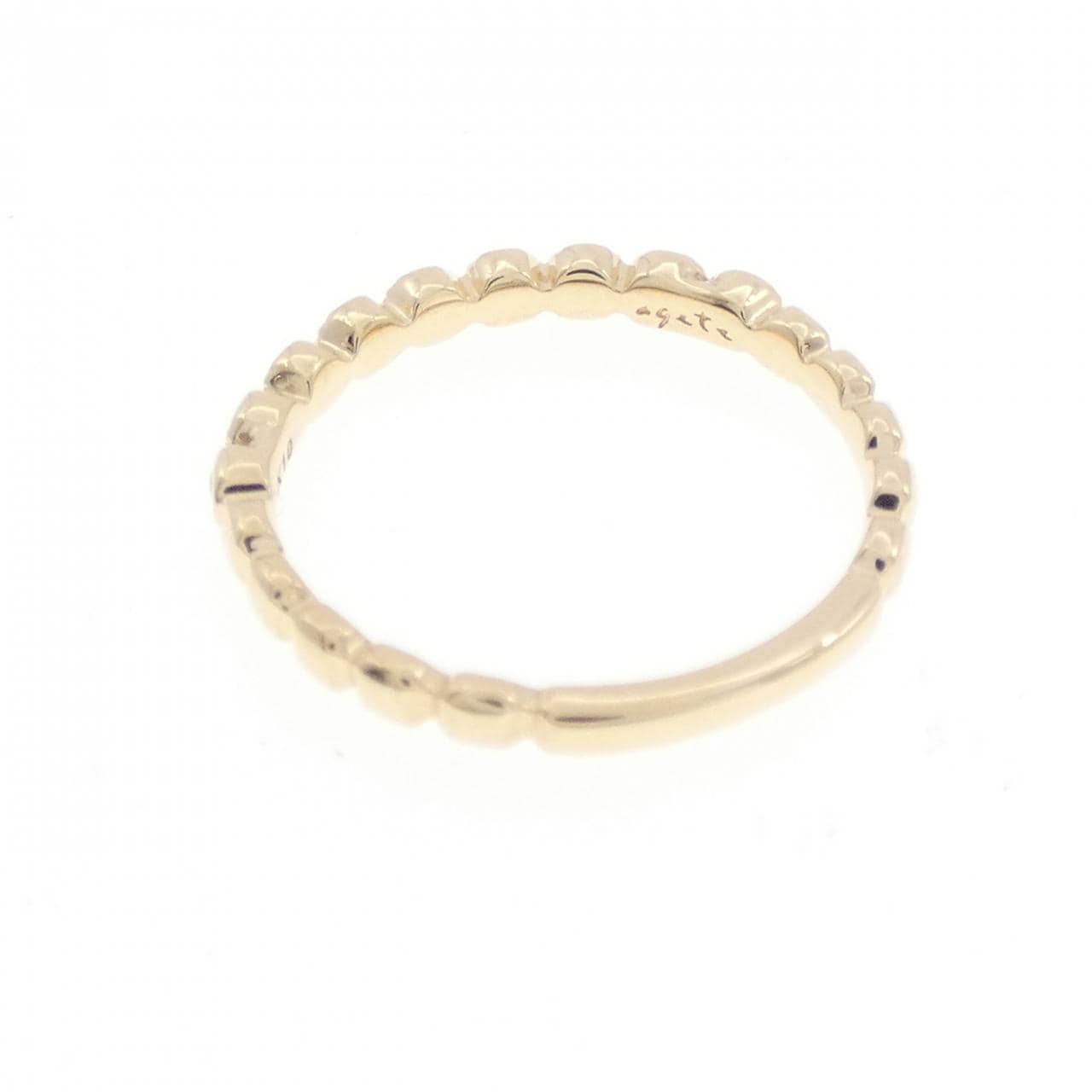 アガット ダイヤモンド リング 0.07CT