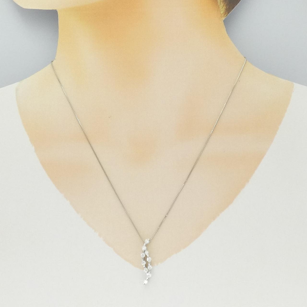 PT900/PT850 ダイヤモンド ネックレス 0.50CT