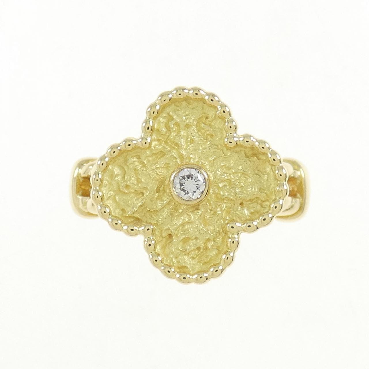 Van Cleef & Arpels vintage Alhambra Ring 0.06CT