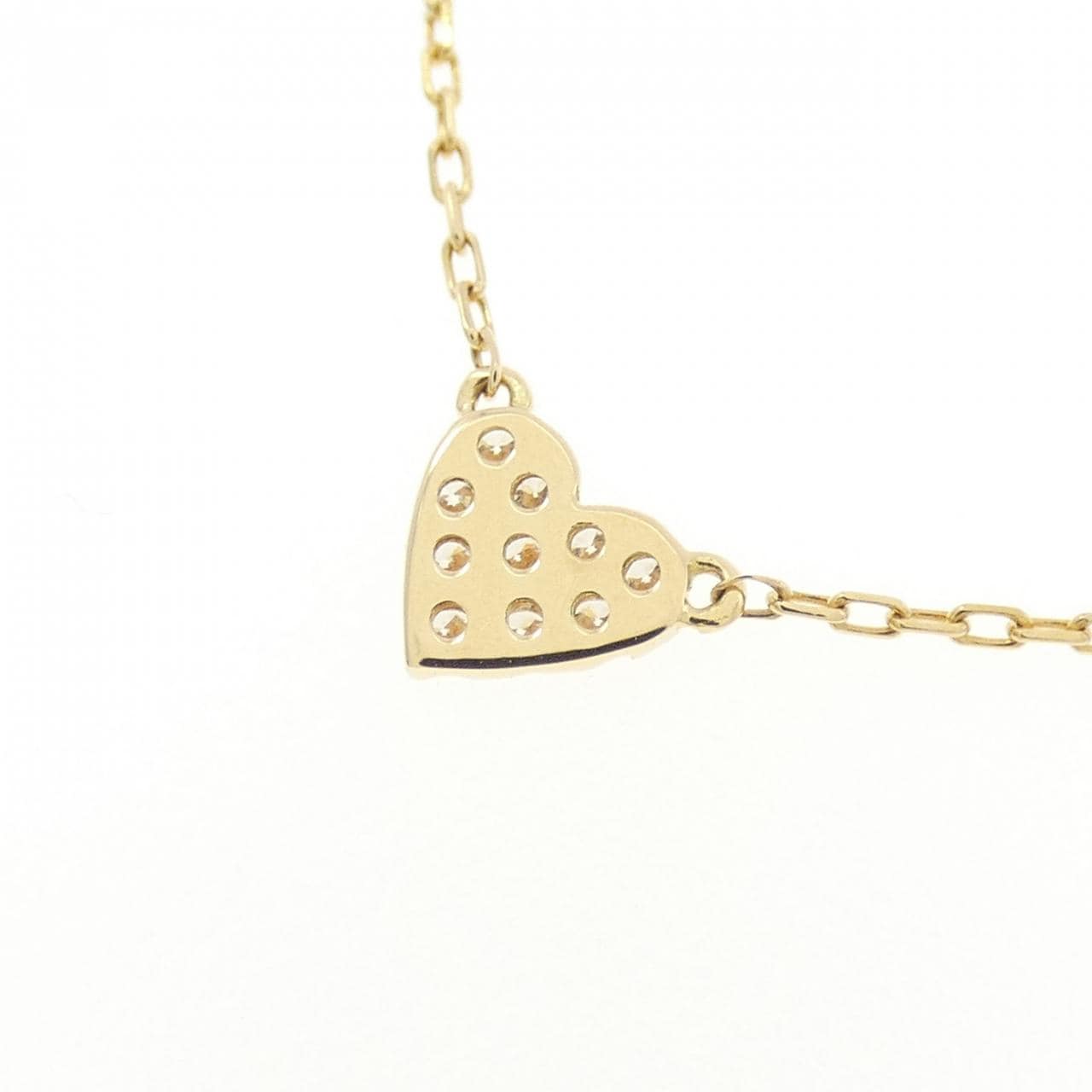 アーカー ハートパヴェ ネックレス 0.05CT