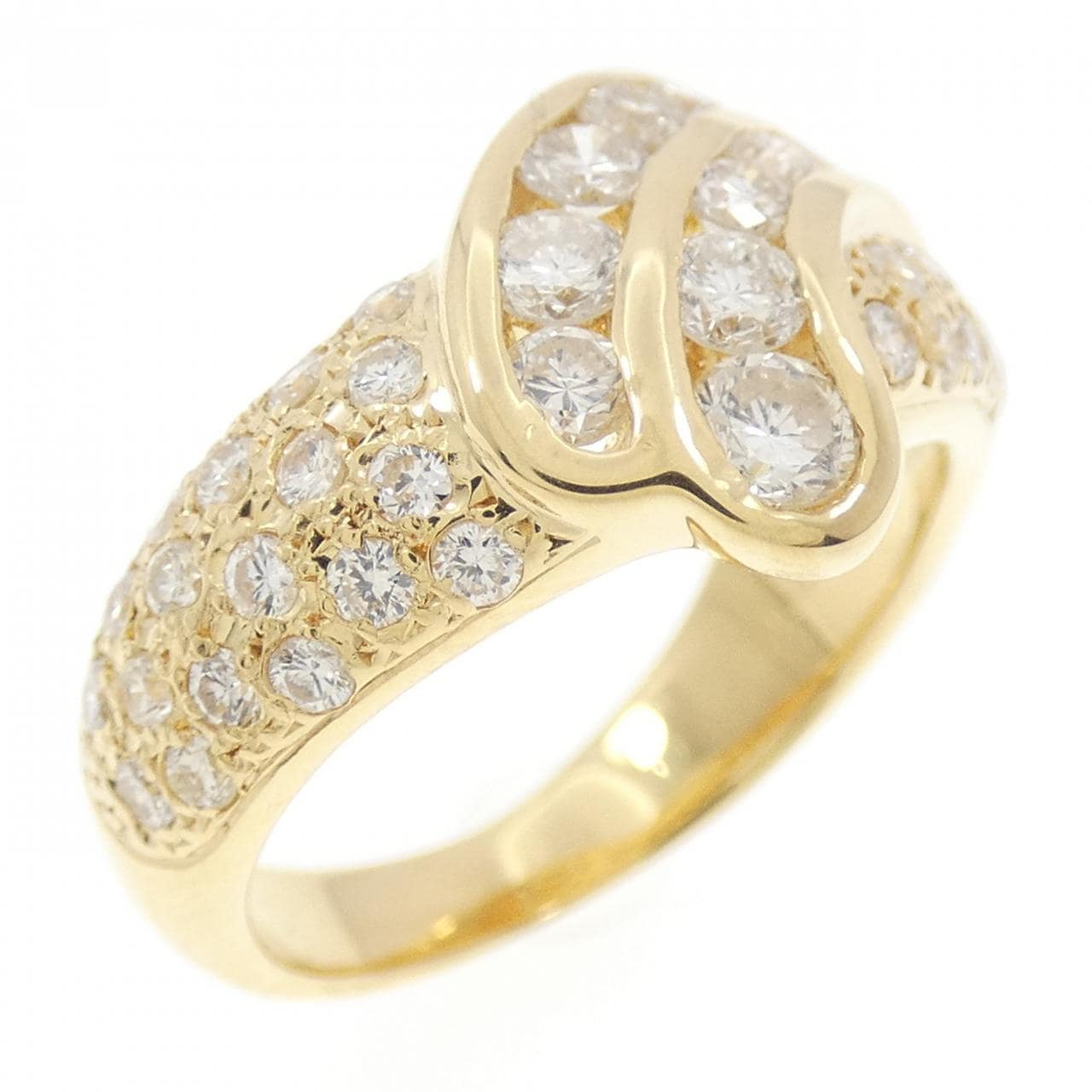 K18YG ダイヤモンド リング 1.06CT