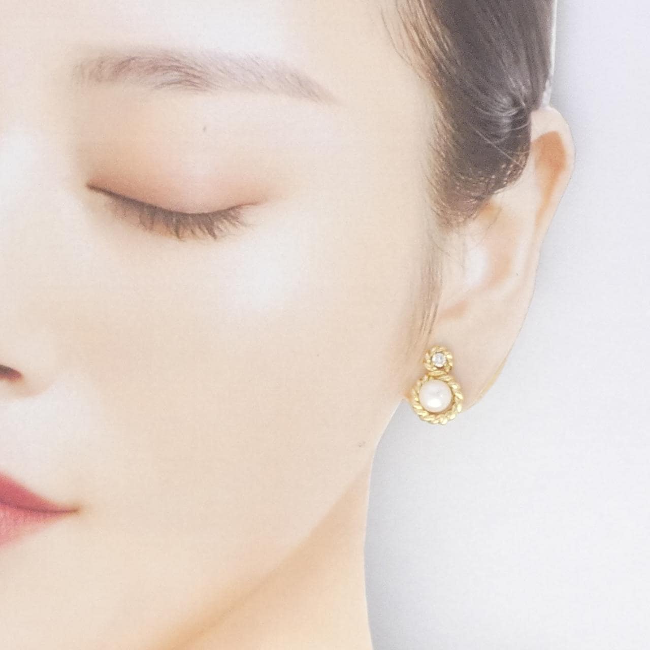 ティファニー アコヤパール イヤリング 6.9mm