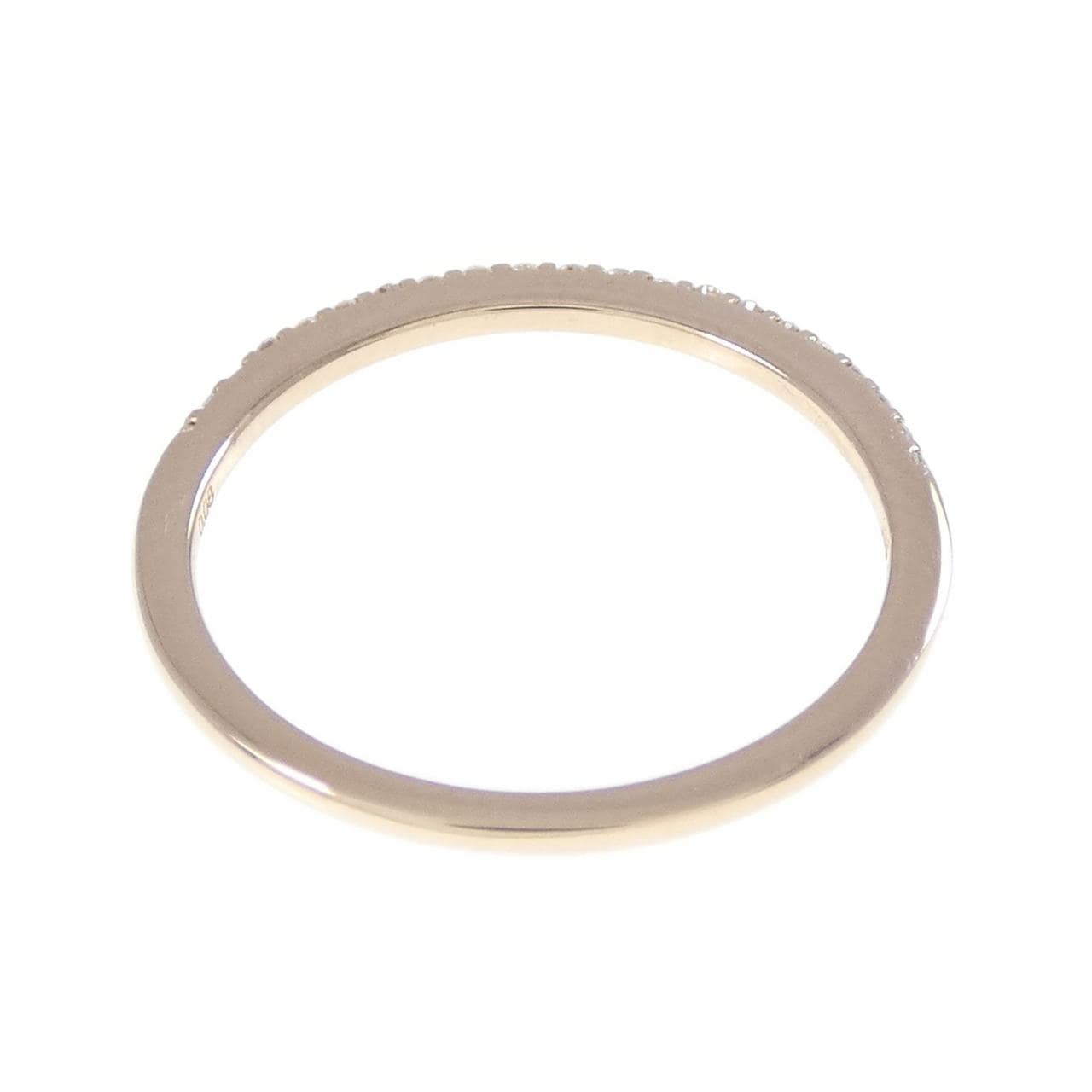 K18PG ダイヤモンド ピンキーリング 0.08CT